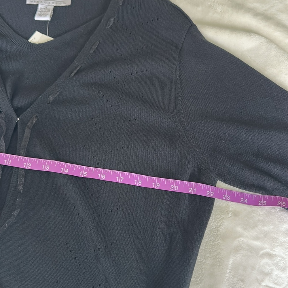 Maggie McNaughton Black Sweater NWT - Picture 7 of 8